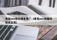 青岛seo优化排名推广（青岛seo关键词优化公司）